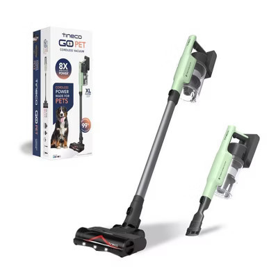Tineco GO Pet Cordless Stick Vacuum with ZeroTangle Brush Technology Seafoam Green | Target