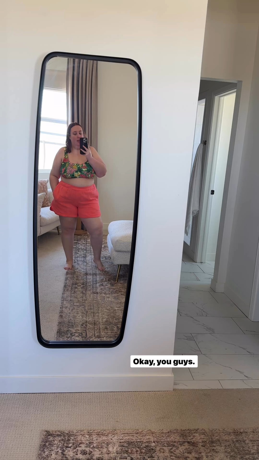 this tropical plus size swimsuit covers in all the right places and makes me feel so confident to embrace color! I’m wearing a size 2XL in the top, bottoms and shorts! 

#LTKWatchNow #LTKPlusSize