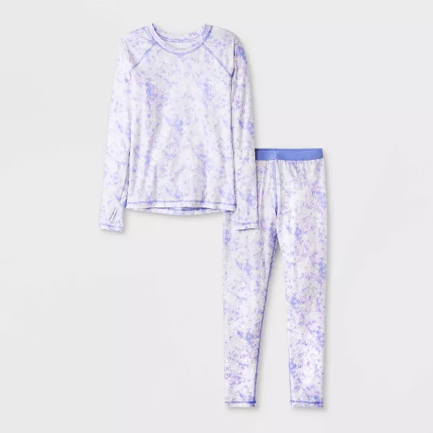 Girls' 2pk Thermal Set - All in Motion™ Purple | Target