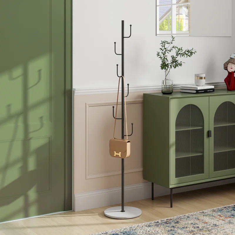 Inita Metal Freestanding 6 - Hook Coat Rack | Wayfair North America