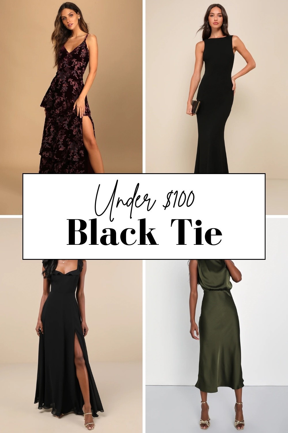 These black tie wedding guests dresses come dresses are all under $100!

#LTKU #LTKFindsUnder100 #LTKWedding