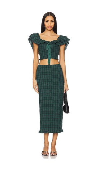 x REVOLVE Annabeth Set In Rainforest Overdye | Christmas Outfits | Christmas Party Outfit | Revolve Clothing (Global)