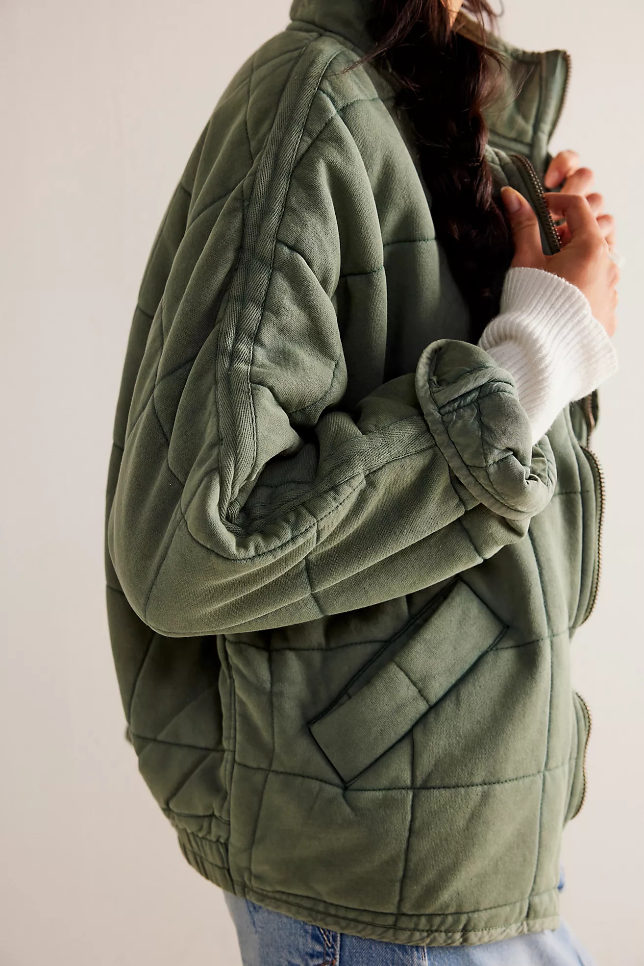 Dolman Quilted Knit Jacket | Free People (Global - UK&FR Excluded)