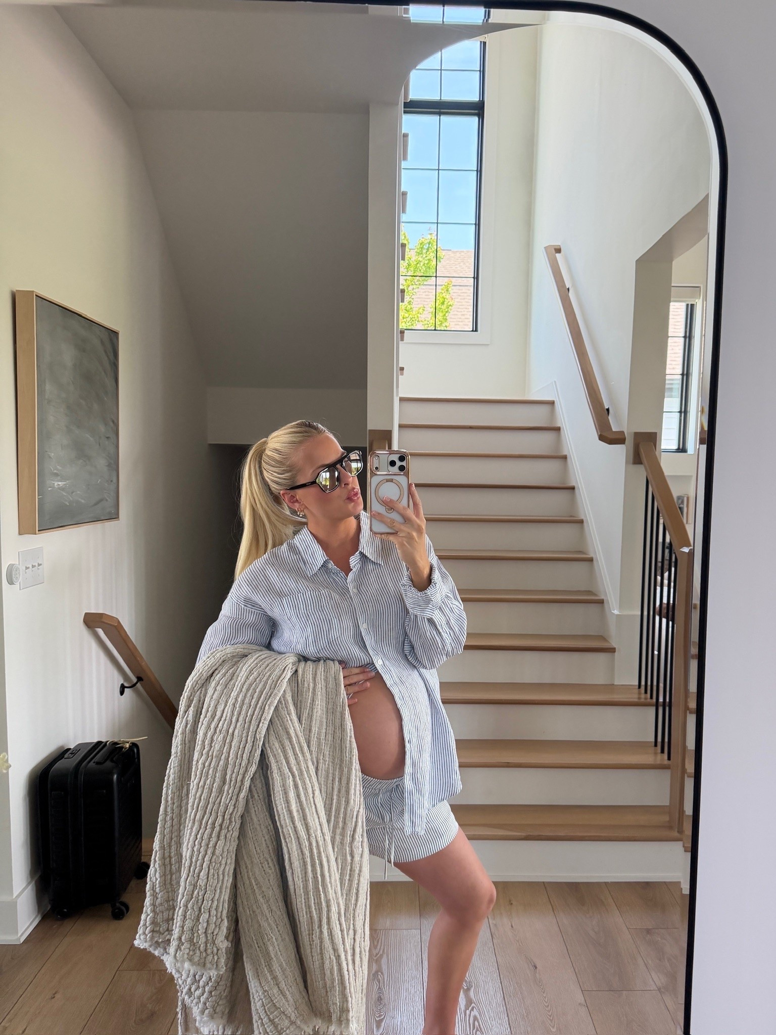 SIZE: med top & bottom (sized up for pregnancy), lip gloss - pink sugar, lip liner - twist, code kathleen20 for discount on earrings! #kathleenpost

Spring transition outfits, summer set outfit, maternity look, bump friendly

#LTKootd #LTKSeasonal #LTKBump