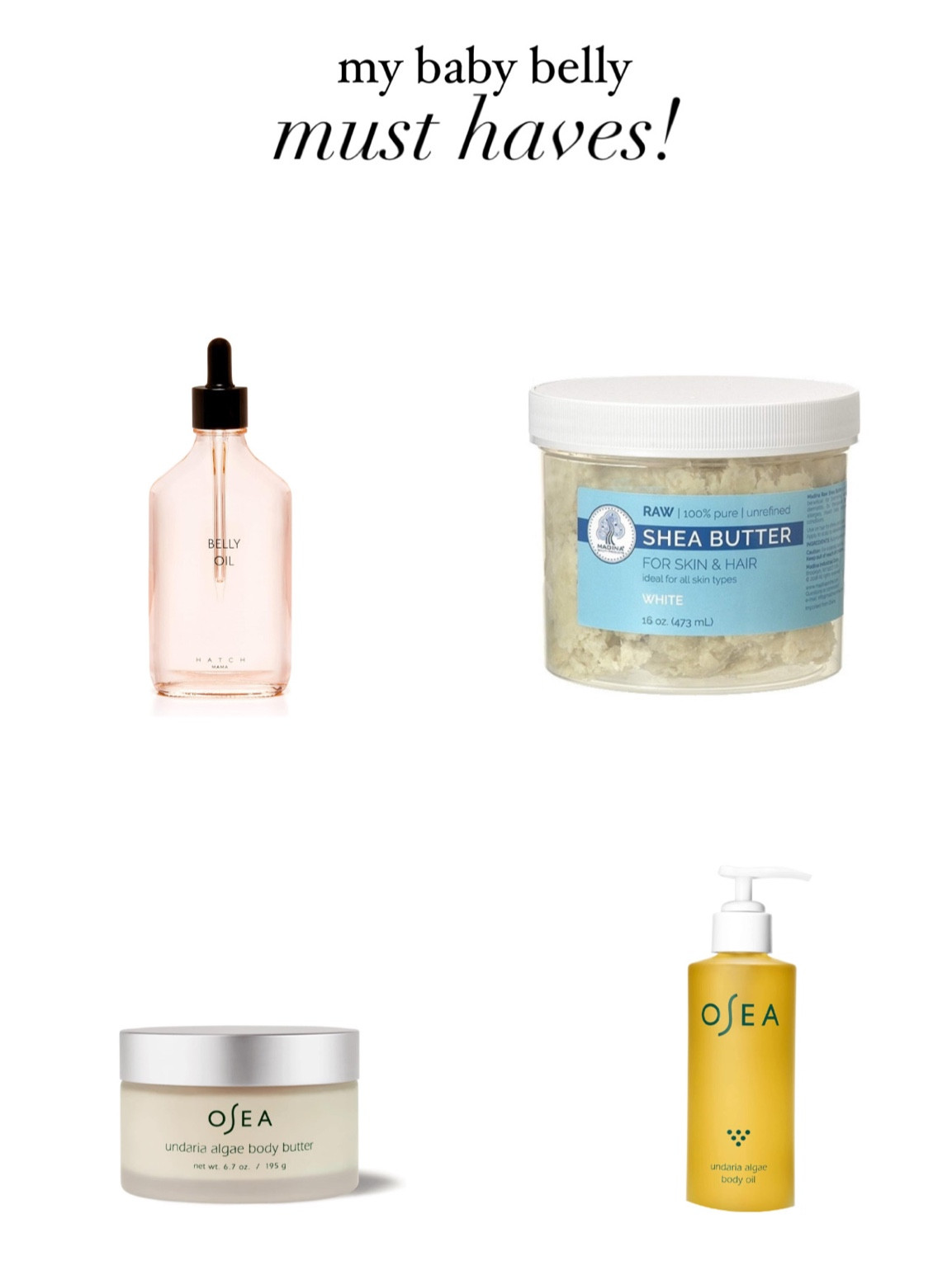 my pregnancy must haves to stay moisturized as my belly grows ♥️ 

#LTKbeauty