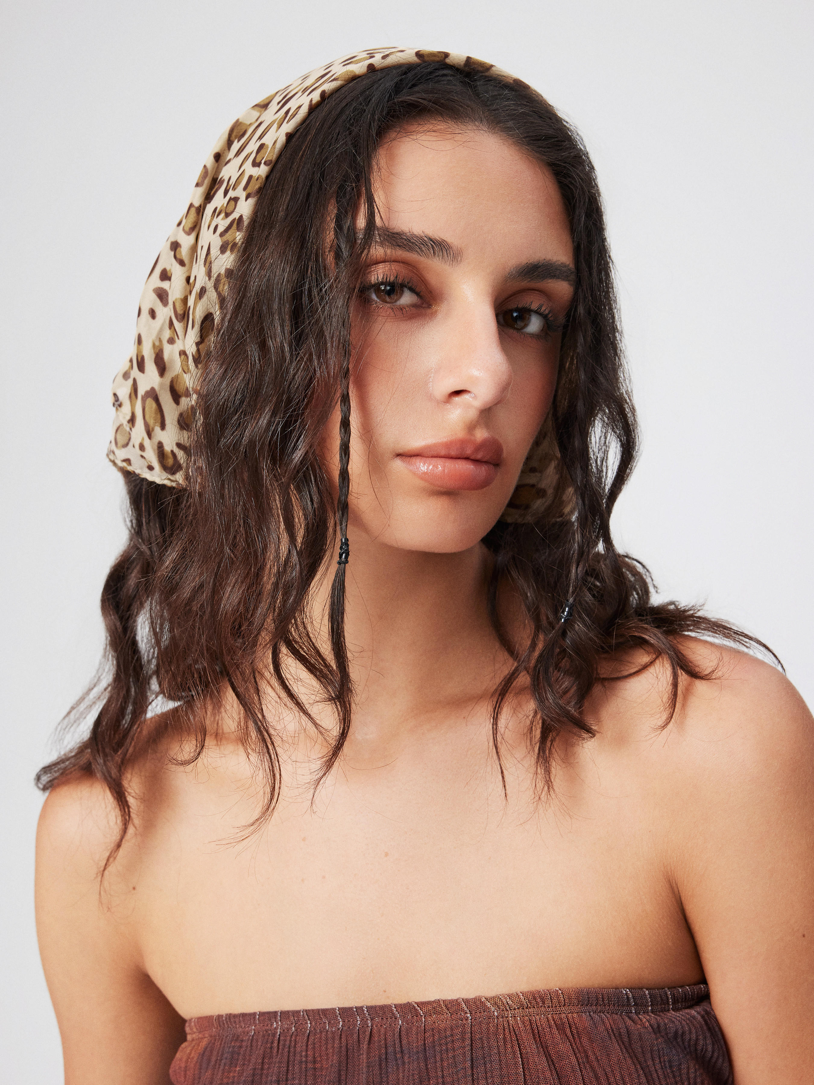 LEOPARD PRINT HEADSCARF | Cider
