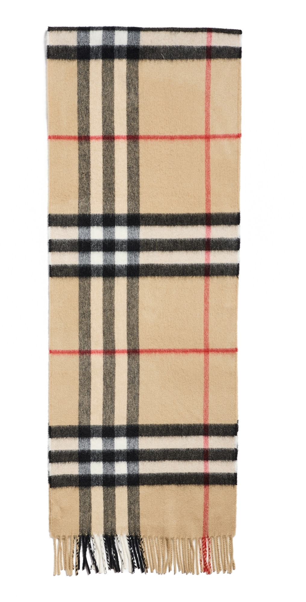 Burberry Giant Check Cashmere Scarf Archive Beige One Size | Shopbop