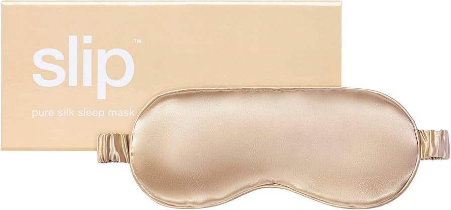slip Pure Silk Sleep Mask - Caramel | 100% Mulberry Silk, Ultra Soft & Comfortable | Blocks Light... | Amazon (US)