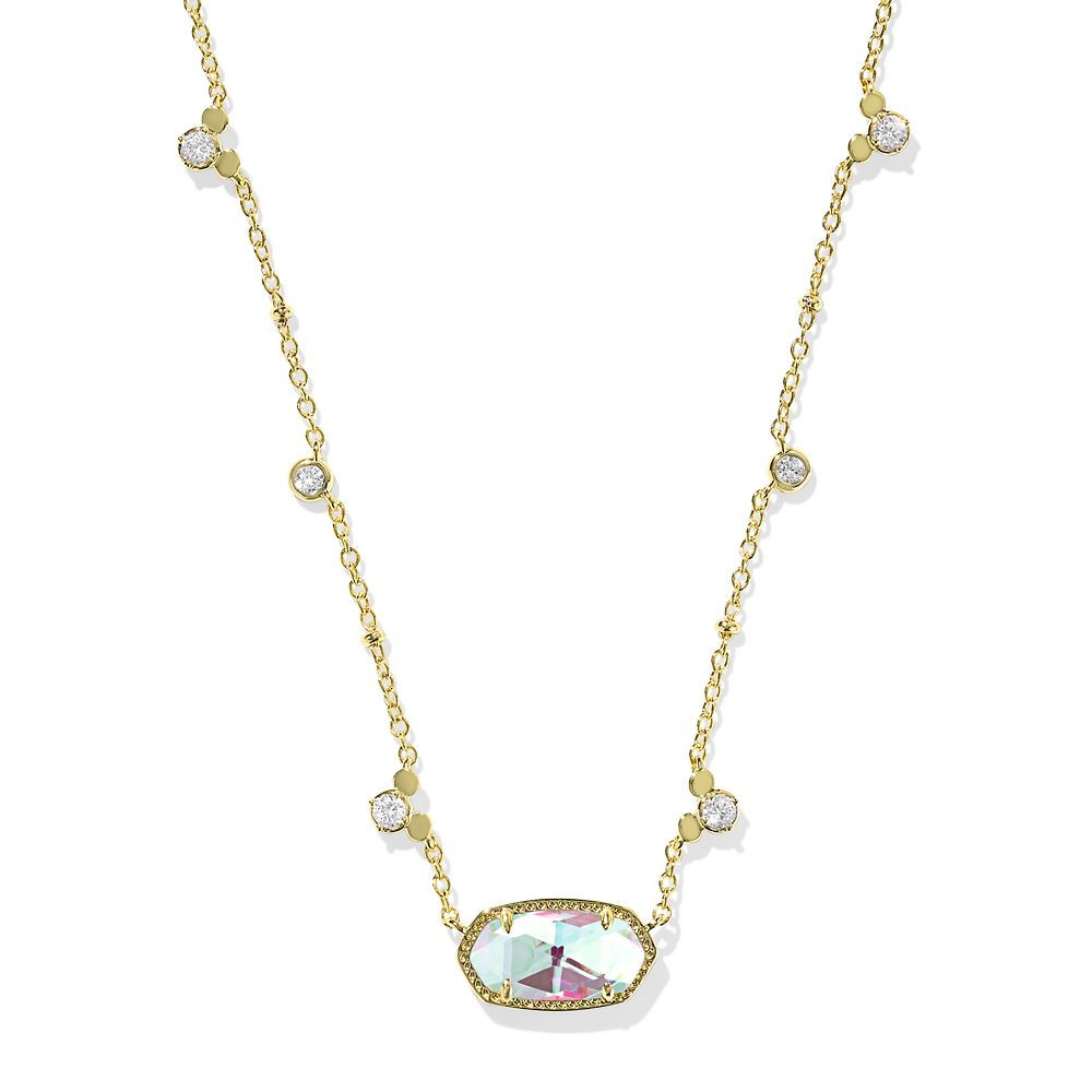 Mickey Mouse Elisa Necklace by Kendra Scott Dichroic Glass Official shopDisney | Disney Store