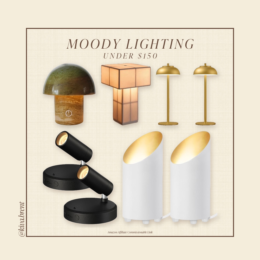 All of these give off such a luxe moody vibe and all of them but one are USB rechargeable and the gold ones are waterproof 😍 

 #LTKHome