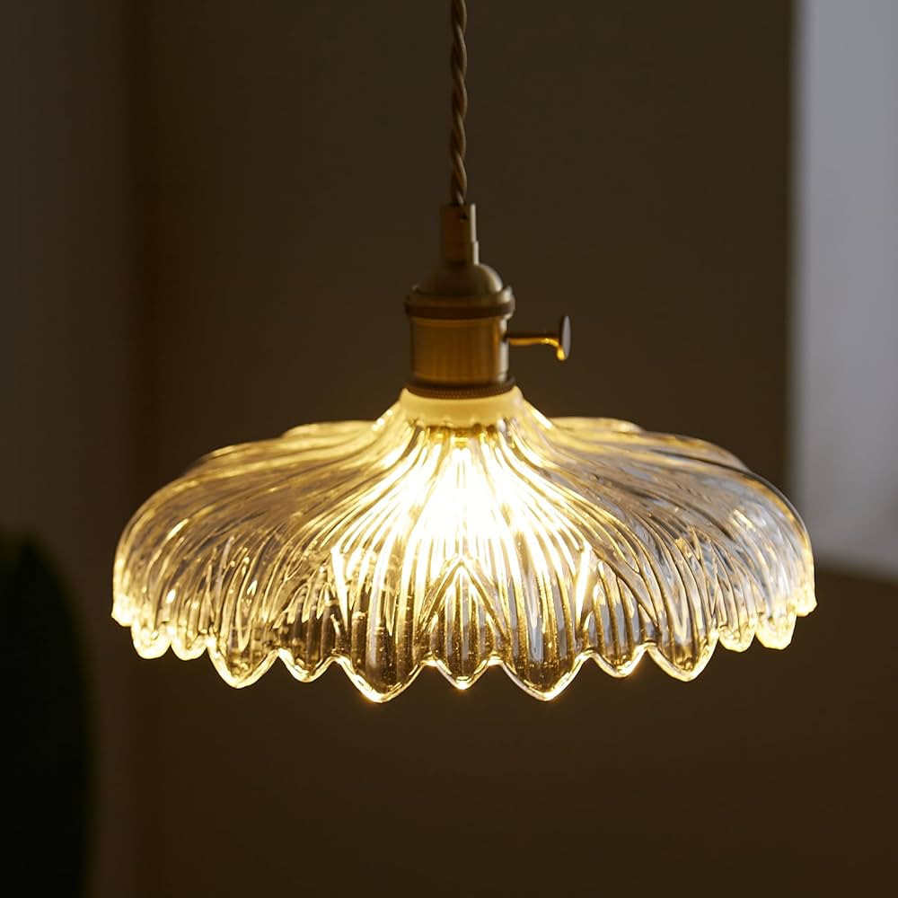 Seldelan Glass Pendant Light, Kitchen Pendant Lighting Over Island,Living Room Coffee Shop Corrid... | Amazon (US)