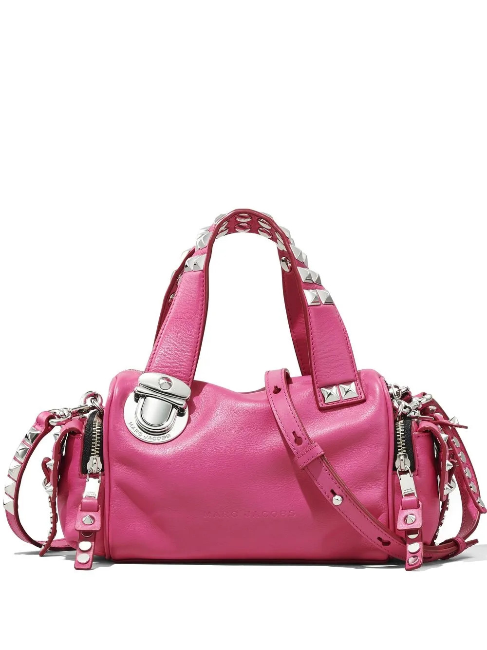 The Studded Pushlock mini satchel | Farfetch Global