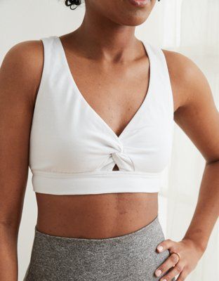 Aerie Chill Twist Front Bralette | American Eagle Outfitters (US & CA)