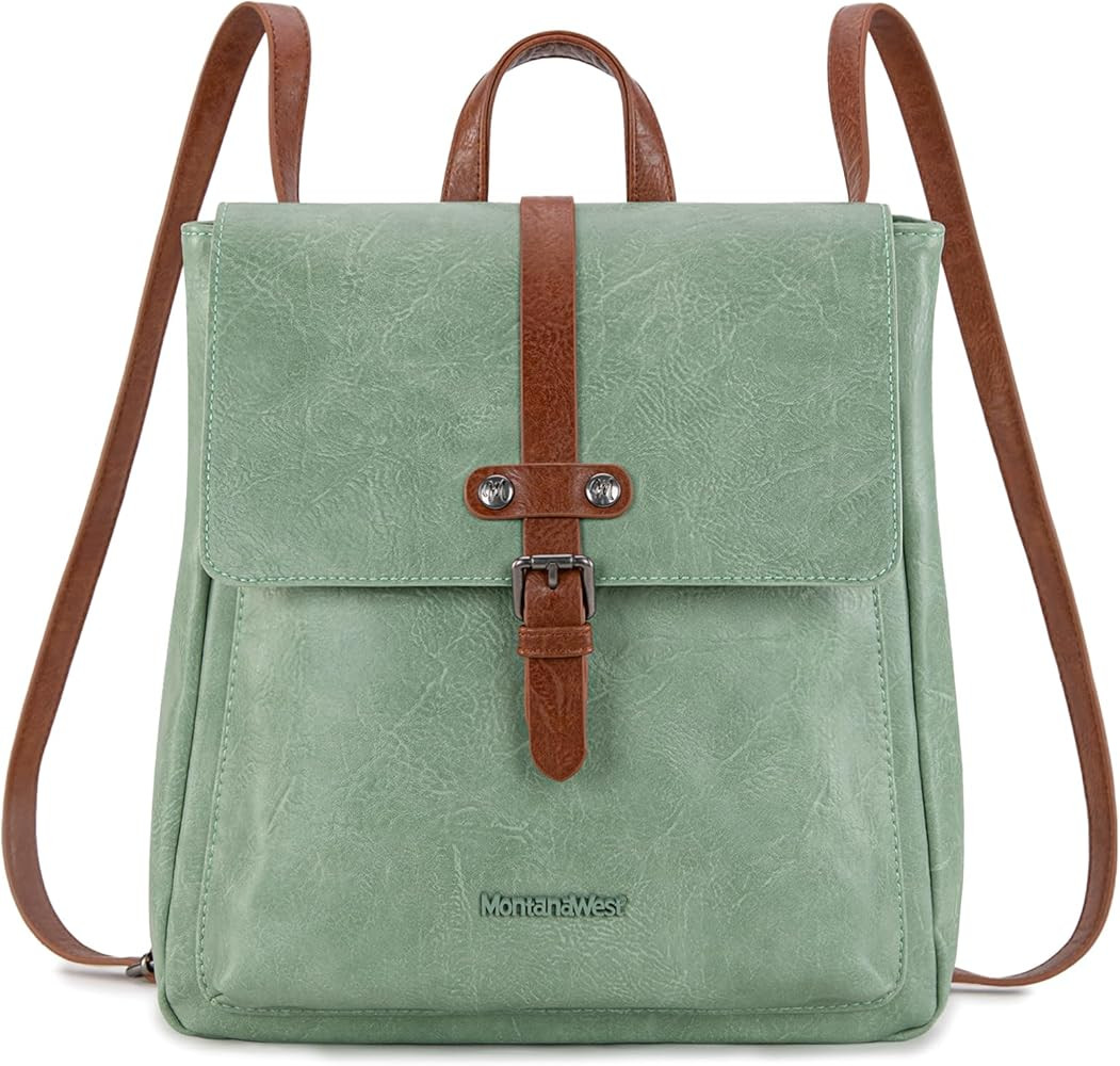Montana West Medium Backpack Purse for Women Casual Convertible Crossbody Backpack for Travel Wor... | Amazon (US)