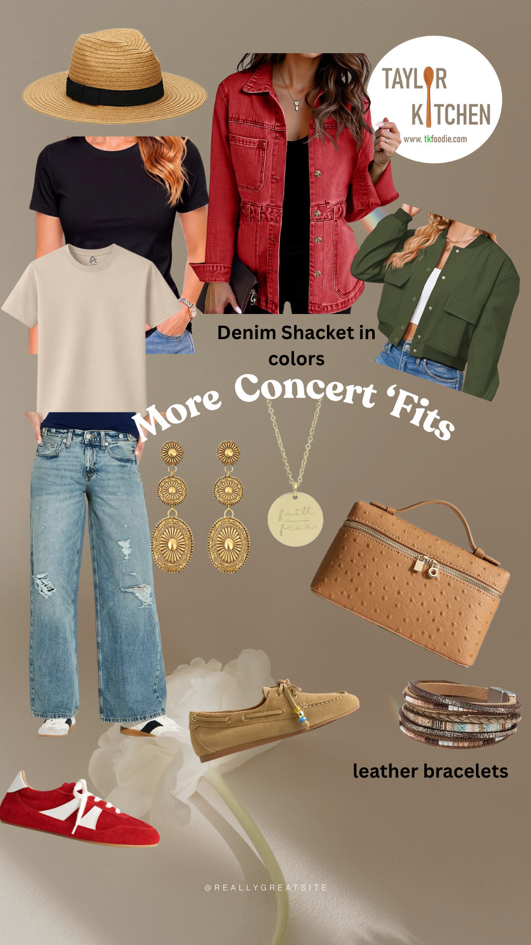 More #concertFashion inspo.
So many options 😊
This adorable denim "shacket" is what people are looking for this #fall & this one comes in a variety of colors.

#concert 

 