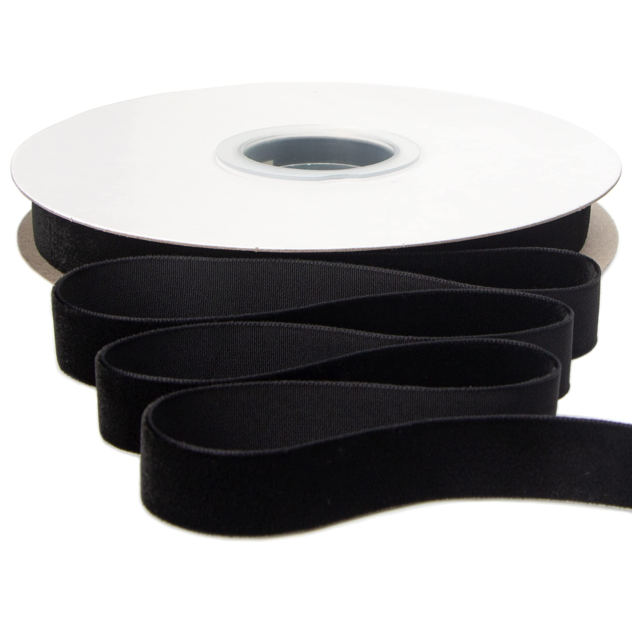 Ribbli Polyester Black Velvet Ribbon,5/8 Inches Continuous10-Yard Spool,Christmas Ribbon for Gift... | Amazon (US)