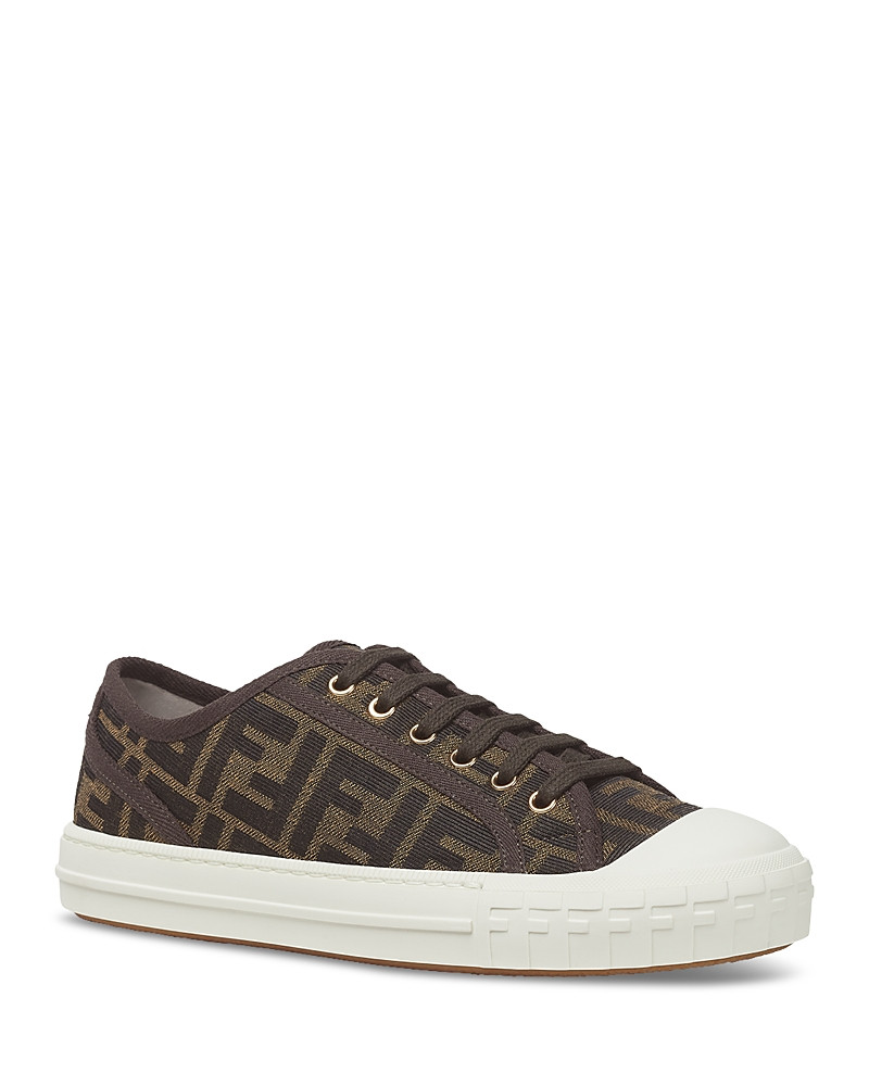 Fendi Women's Domino Ff Fabric Low Top Sneakers | Bloomingdale's (US)