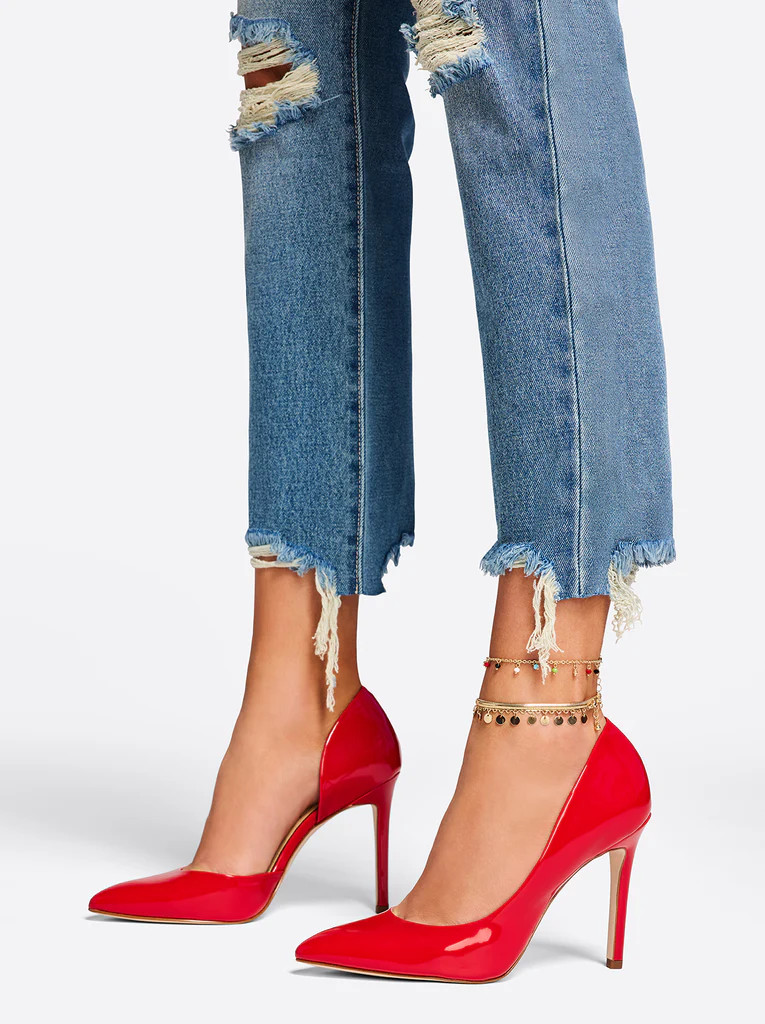 Prizma D'Orsay Pump in Red Patent | Jessica Simpson E Commerce