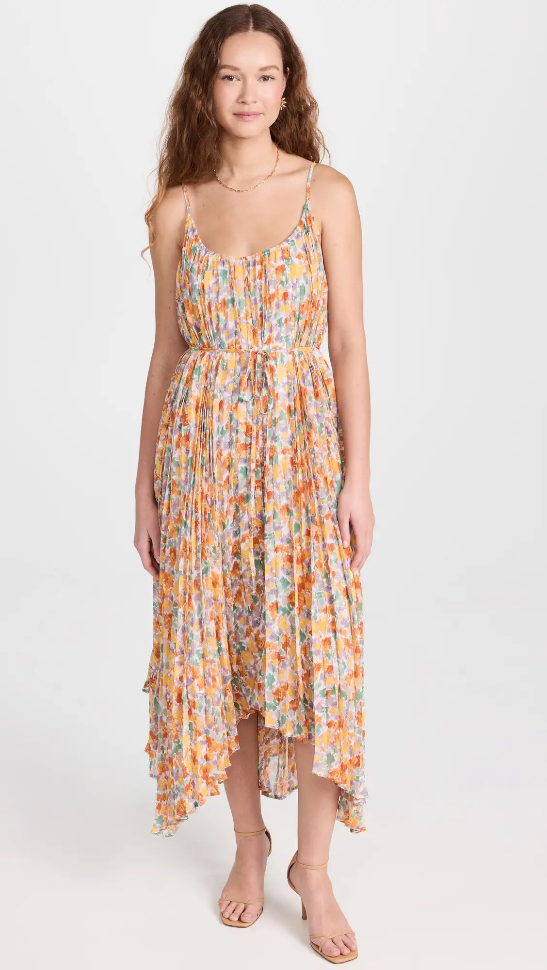 endless rose Pleated Waterfall Maxi Dress | Shopbop | Shopbop