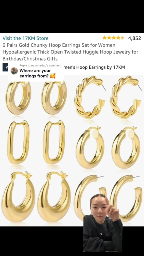 Versatile set of gold earrings 🤩

#LTKFindsUnder50 #LTKStyleTip #LTKGiftGuide