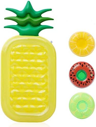 Giant Inflatable Pineapple Pool Float Raft Swimming Pool Inflatable Float Toy Floatie Lounge Toy ... | Amazon (US)