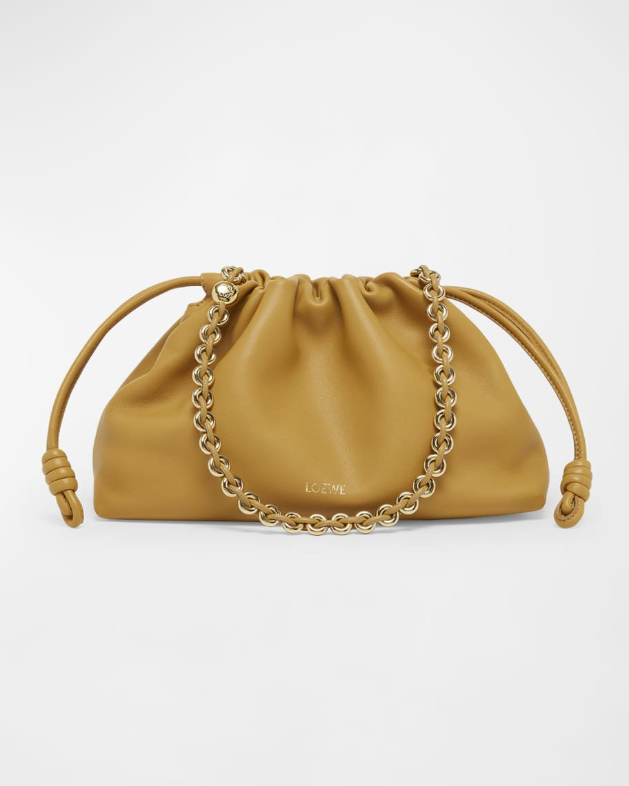 Loewe Flamenco Small Crossbody Bag in Napa Leather with Detachable Chain | Neiman Marcus
