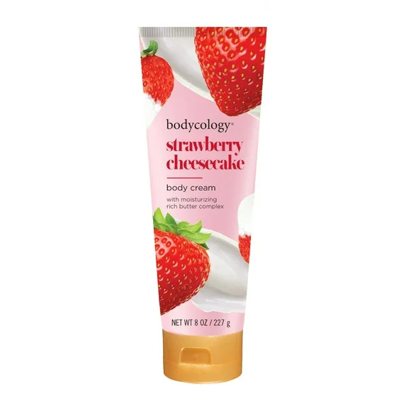 Bodycology Strawberry Cheesecake Shea Butter Body Cream, 8 oz | Walmart (US)