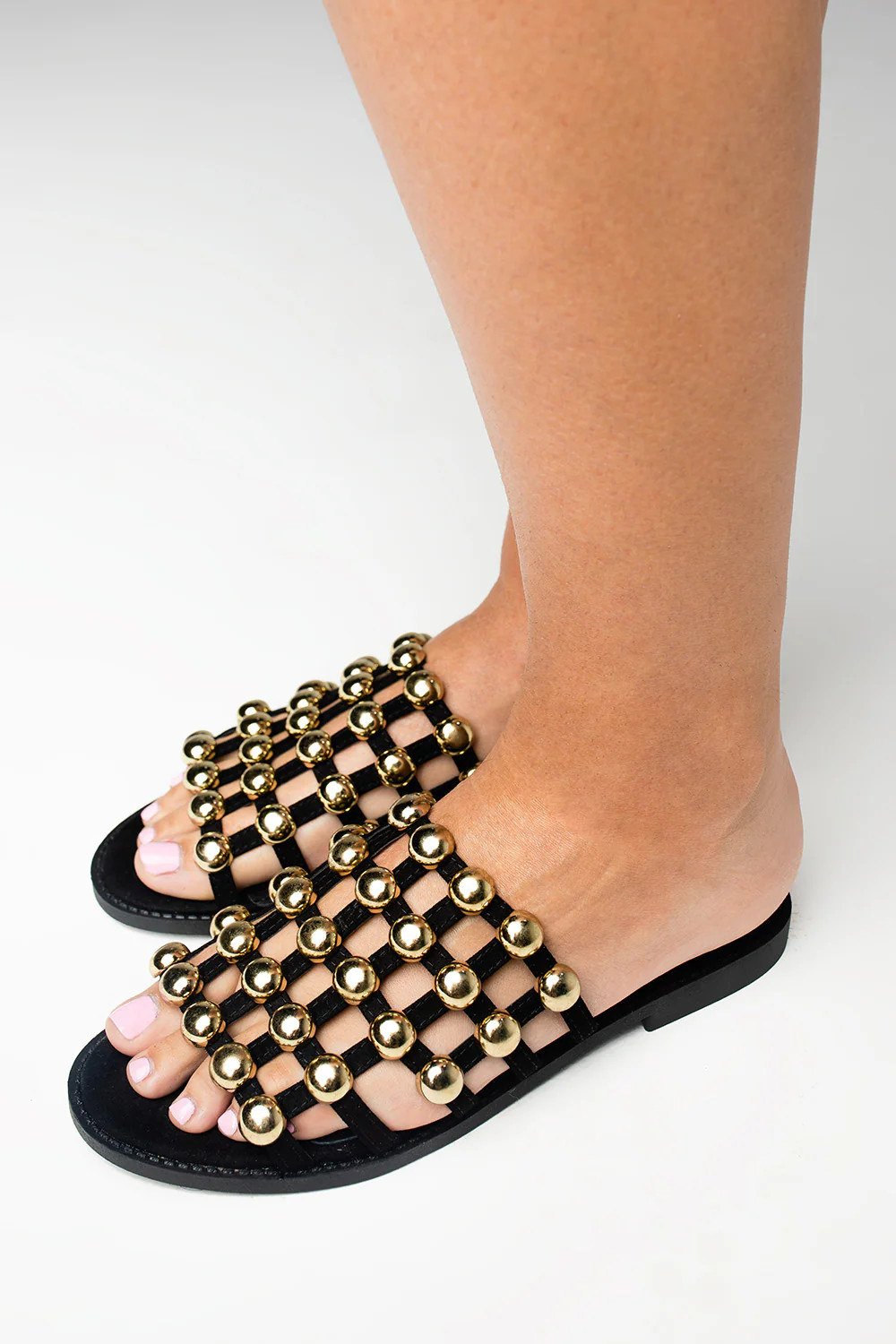 Star Abbey Sandal - Black | BuddyLove
