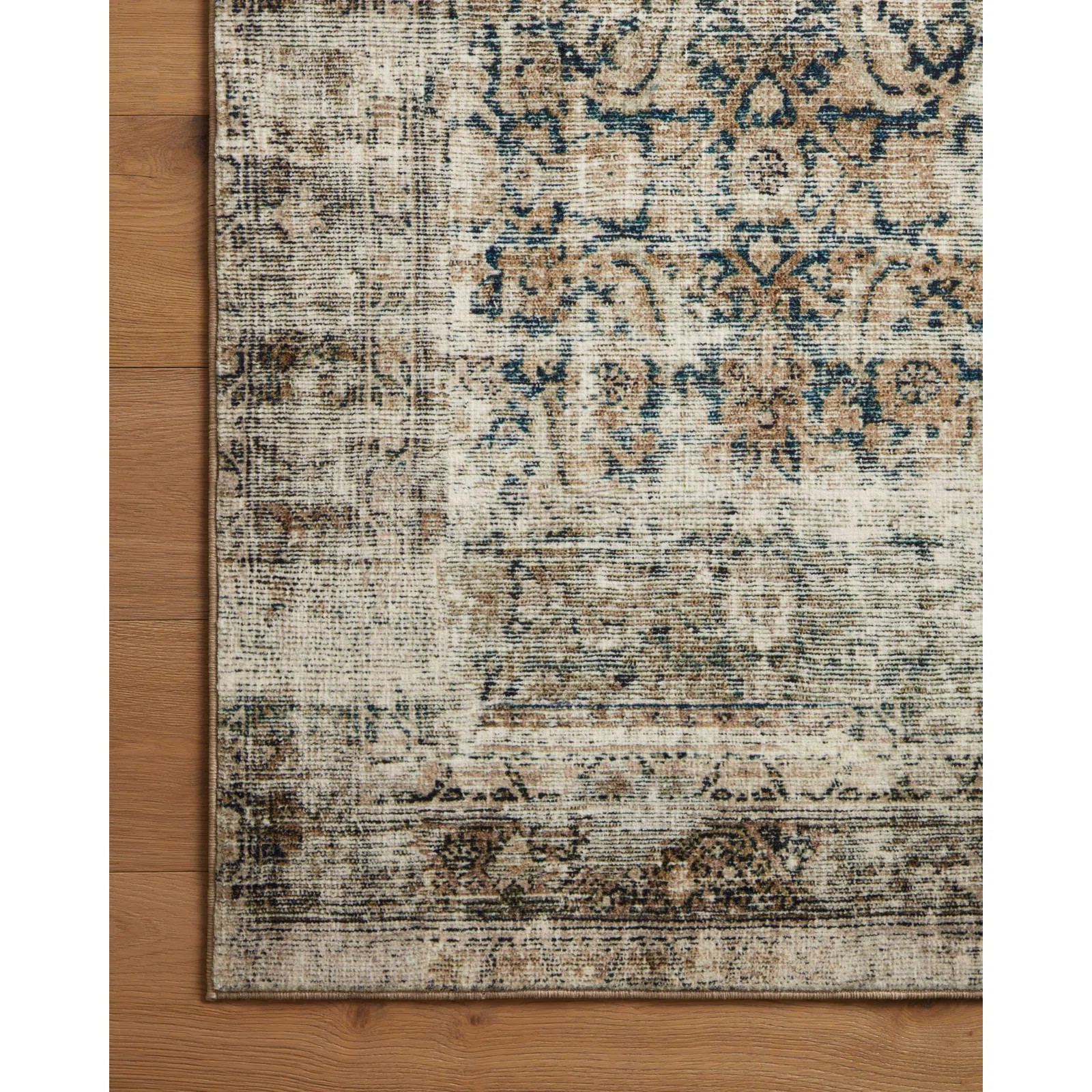 Amber Lewis x Loloi Morgan Navy / Sand Area Rug feat. CloudPile | Wayfair North America