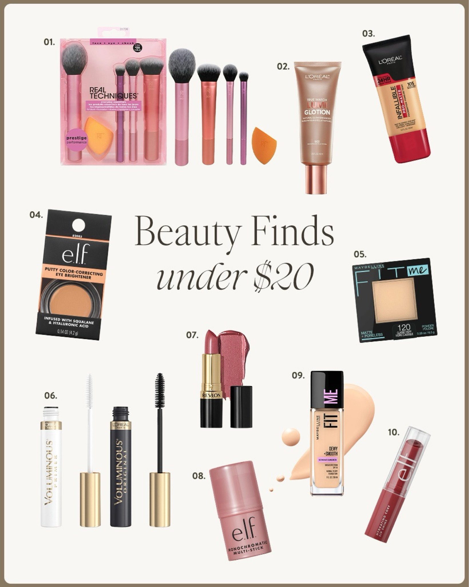 Beauty Finds under $20

#LTKBeauty