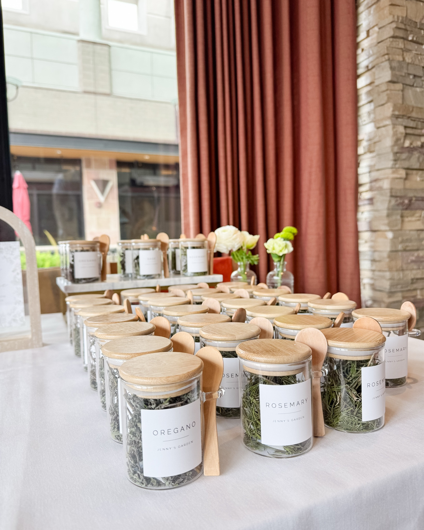 I threw a party for my mom’s 60th birthday, and look how cute these party favors turned out ☺️
We used glass spice jars with little wooden spoons, and since my mom loves to garden, we filled them with dehydrated herbs from her own garden. Such a special, personal touch that I hope her friends enjoyed. I’ve also reused the jars for chia pudding and overnight oats. so practical and cute!

#LTKHome #LTKmomlife #LTKfoodie