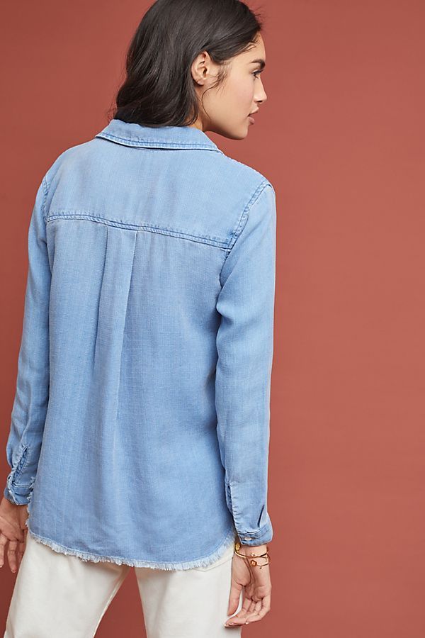 Cloth & Stone Clearwater Chambray Buttondown | Anthropologie (US)