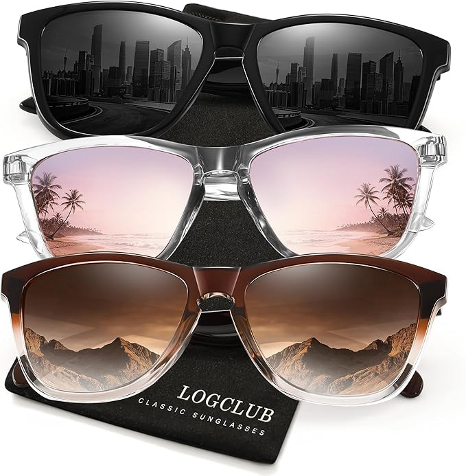 Polarized Sunglasses Womens Men - Classic Retro UV Protection Driving Sun Glasses | Amazon (US)