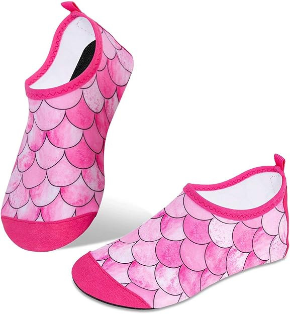 Toddler Kids-Water-Shoes Lightweight Non-Slip Aqua-Socks Swim-Shoes for Beach-Pool Walking for Bo... | Amazon (US)