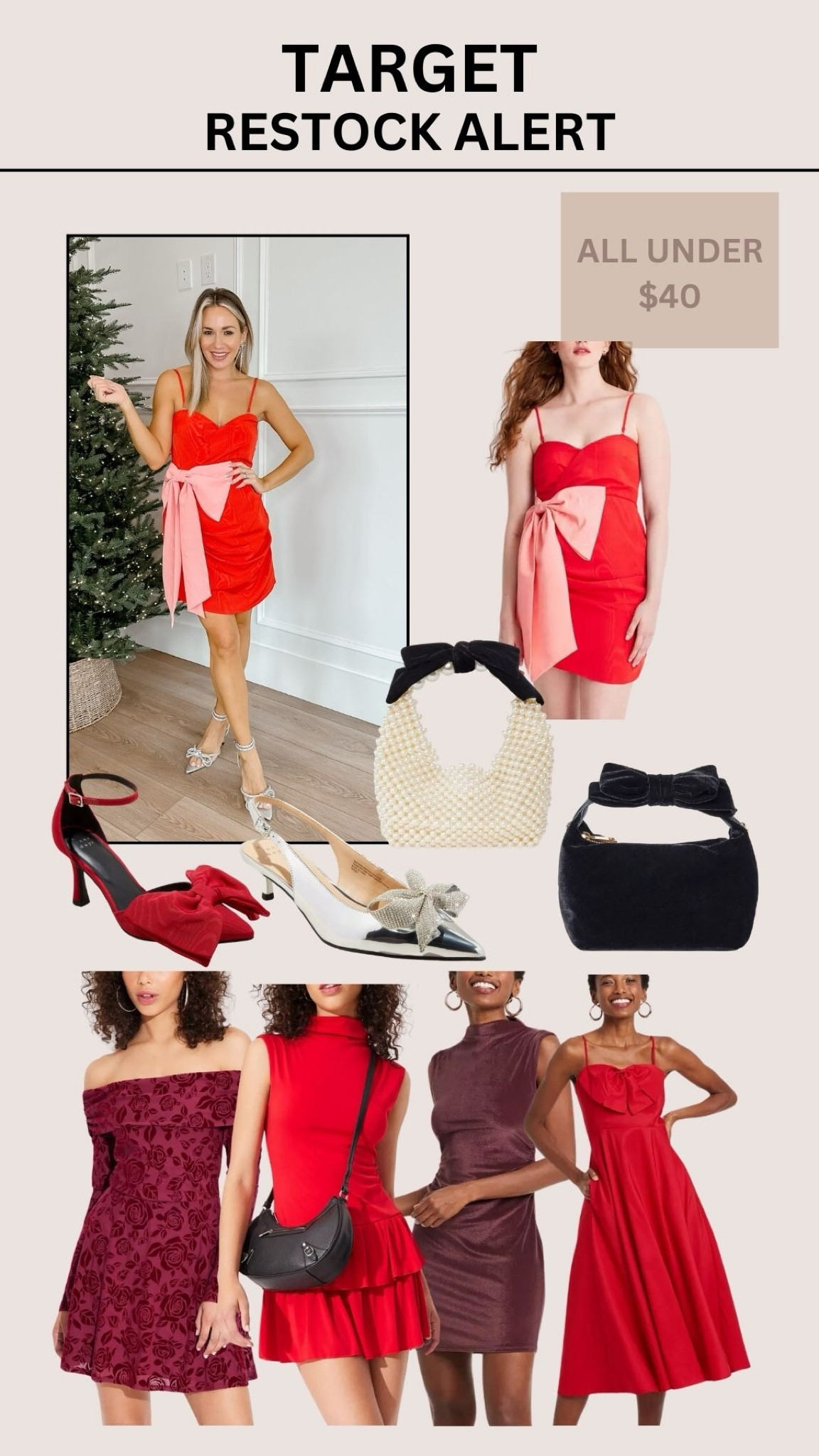 Target restock alert! So many great budget friendly holiday looks fully in stock! 

#LTKStyleTip #LTKSeasonal #LTKHoliday