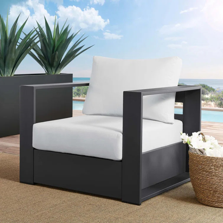 Modway Tahoe Outdoor Patio Powder-Coated Aluminum Armchair | Wayfair North America
