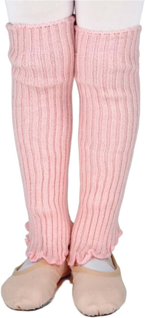 DANCEYOU Ballet Leg Warmers for Girls Toddler Teens Stirrup Ankle Warmers Knitted Socks for Dance... | Amazon (US)