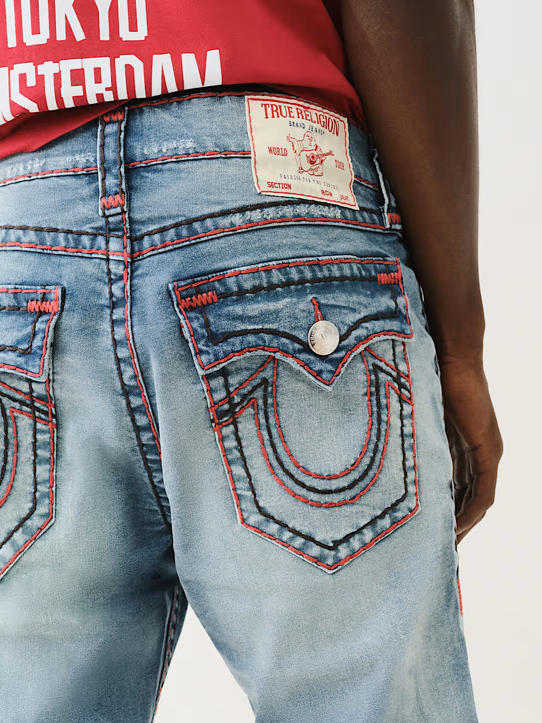 RICKY SUPER T TRIPLE HORSESHOE STRAIGHT JEAN | True Religion