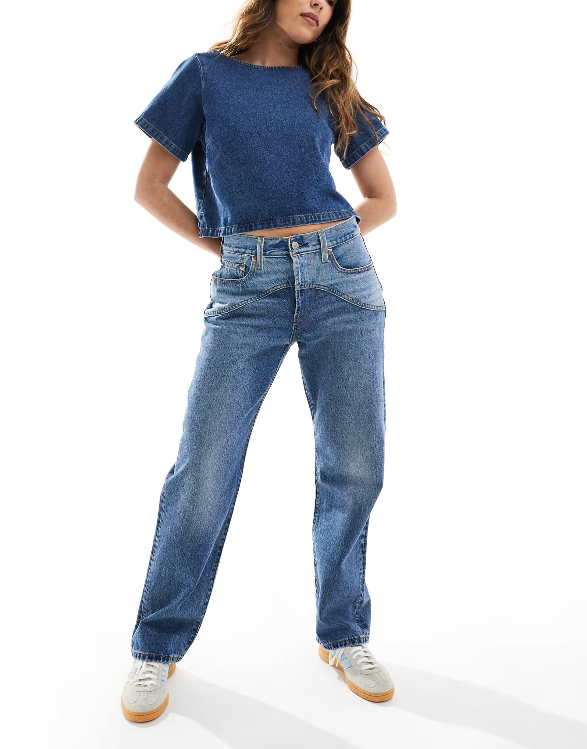 Levi's 501 '90s western denim jeans in light blue | ASOS (Global)