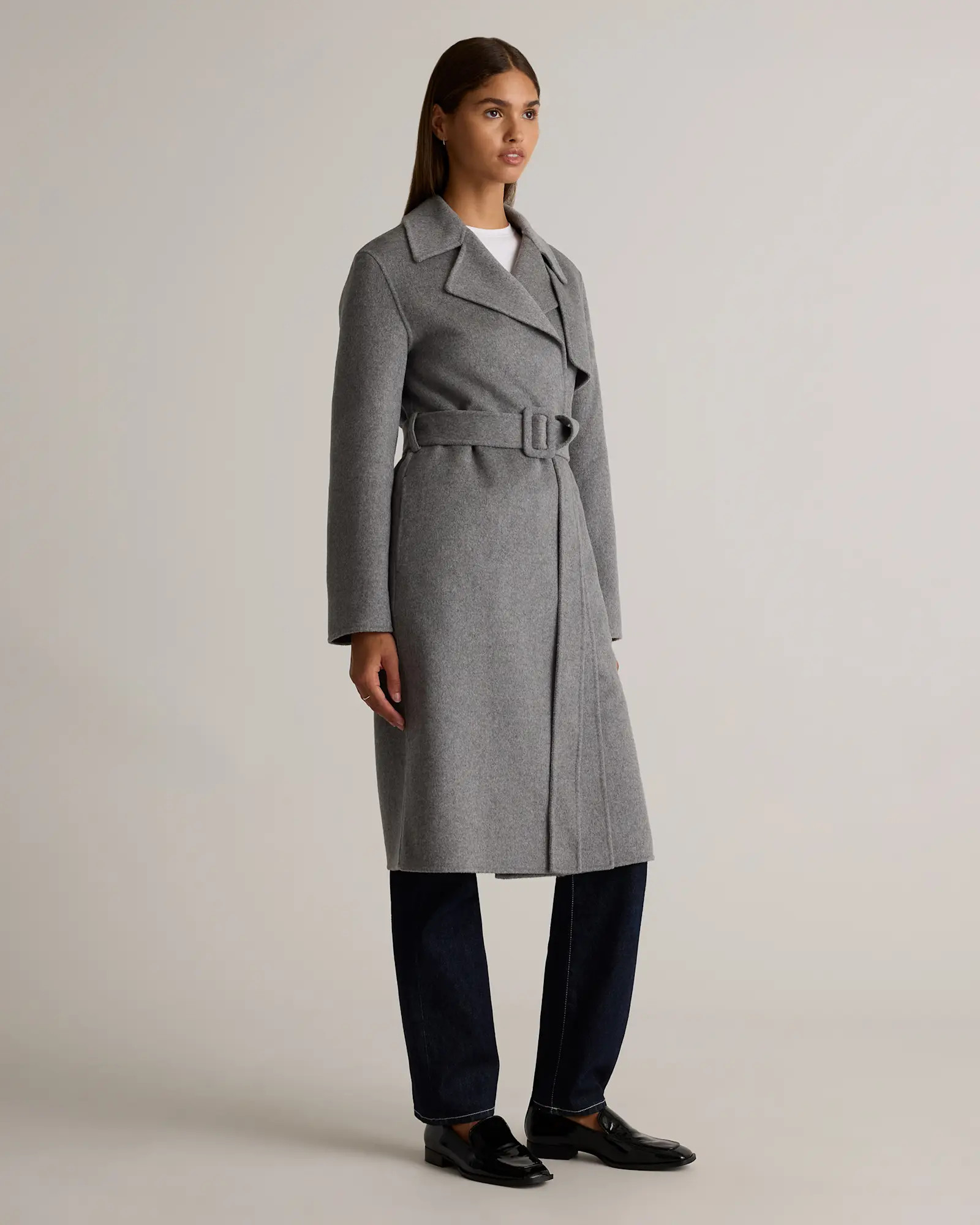Double-Faced Merino Wool Trench Coat | Quince
