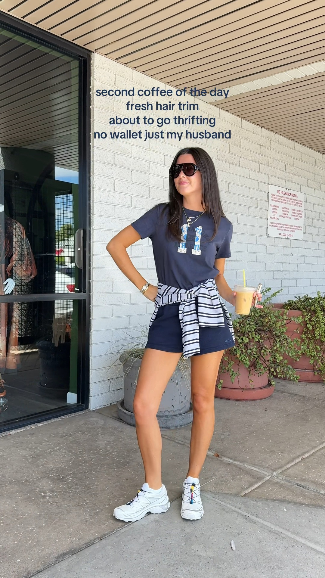 Sunday outfit for thrifting and coffee! I am 5’7” wearing size small in everything!