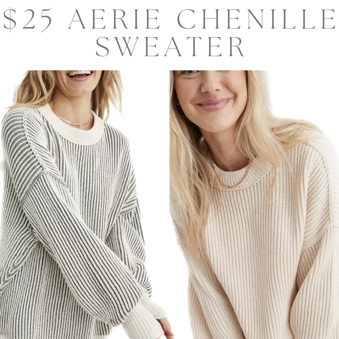 Aerie Beyond Chenille Sweater curated on LTK