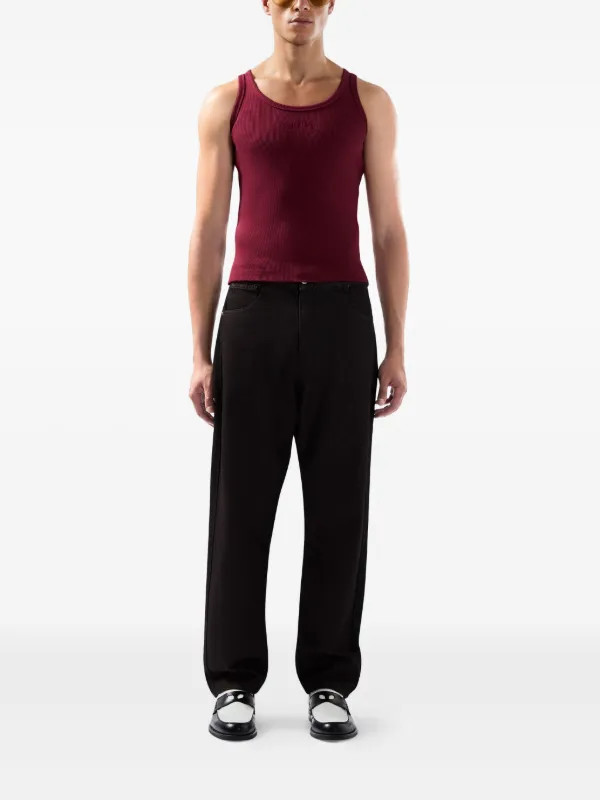 GCDS logo-print Pants | Red | FARFETCH | Farfetch Global