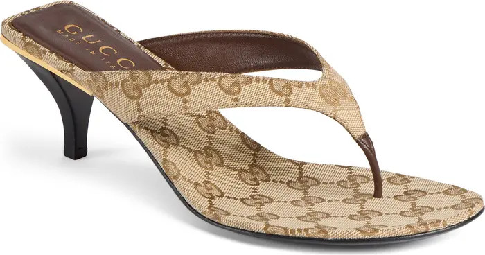 Gucci Neo Heeled Flip Flop (Women) | Nordstrom | Nordstrom