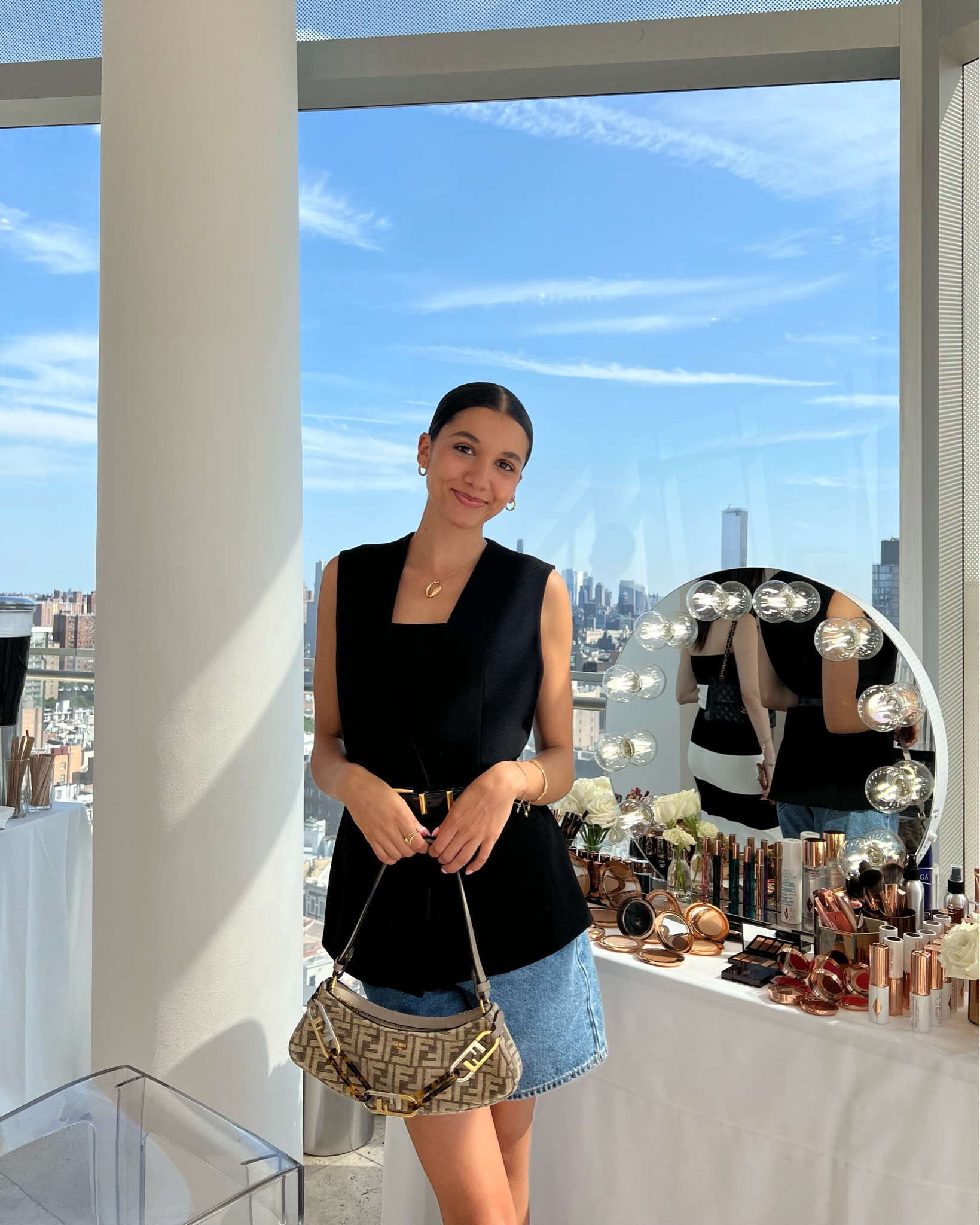 elevated yet comfortable daytime outfit