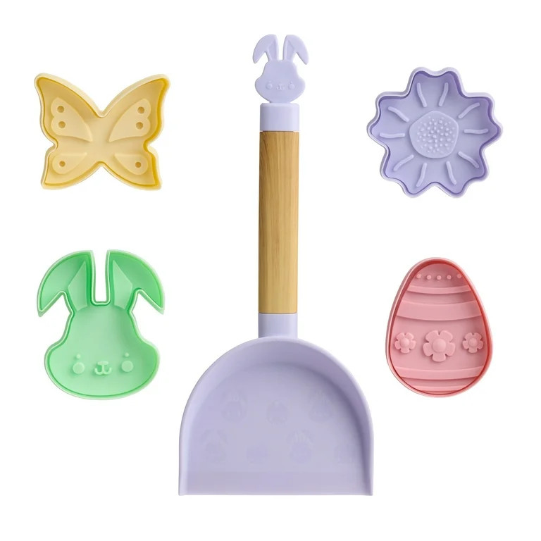 Way To Celebrate Spring Cookie Turner Set with 4 Cookie Cutters | Walmart (US)