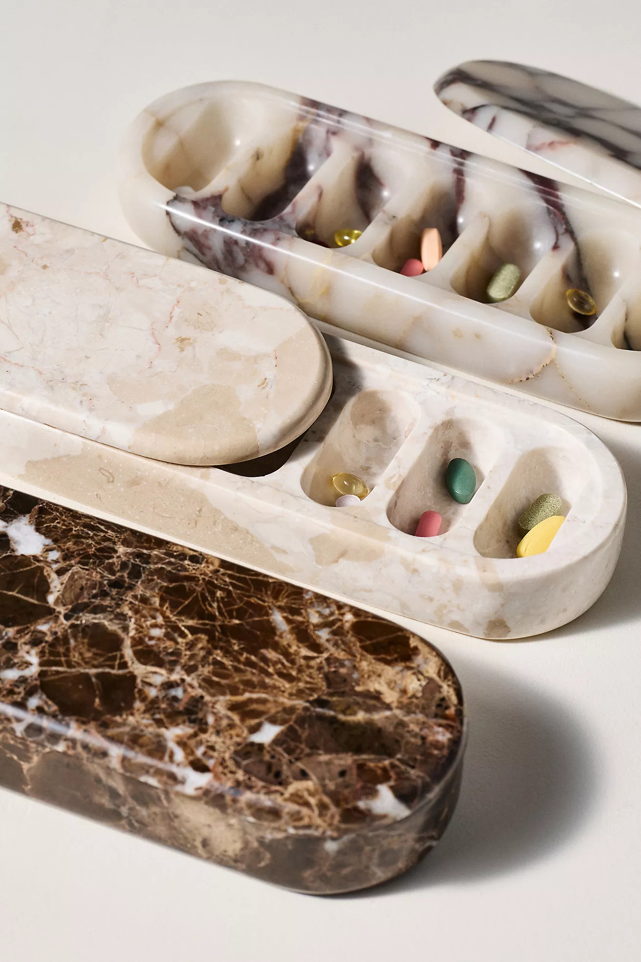 LETTE Calacatta Marble Pill Dish | Anthropologie (US)