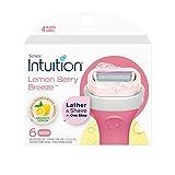 Schick Intuition Refill, Lemon Berry Breeze Razors for Women | Intuition Razor Blades Refill with Or | Amazon (US)