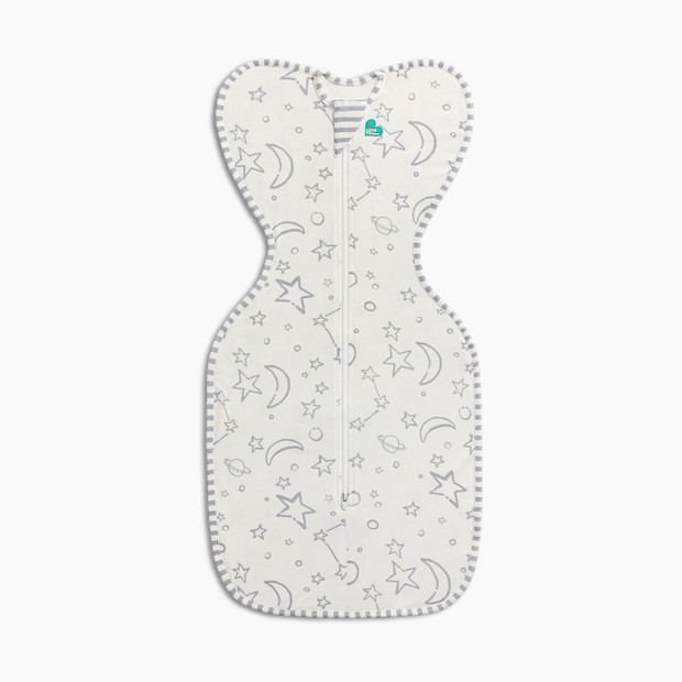 Love to Dream Swaddle UP Silky-Lux 1.0 TOG in Grey Moon Size Medium | Viscose | Babylist