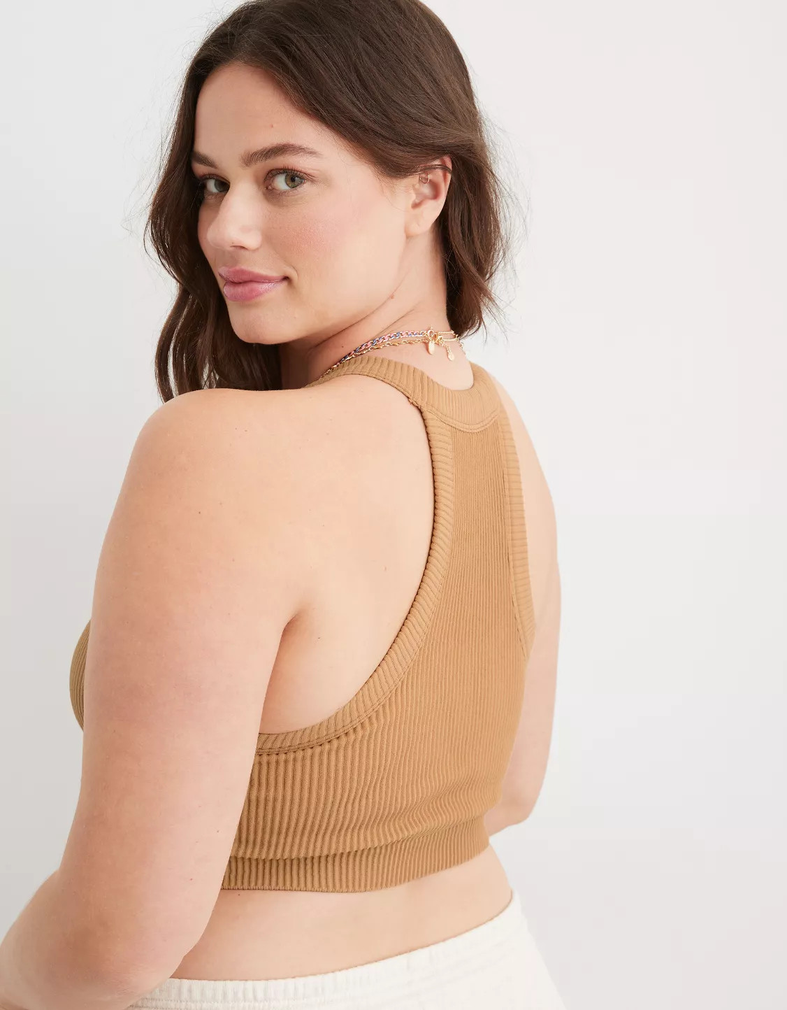 Superchill Seamless High Neck Bra Top | American Eagle Outfitters (US & CA)